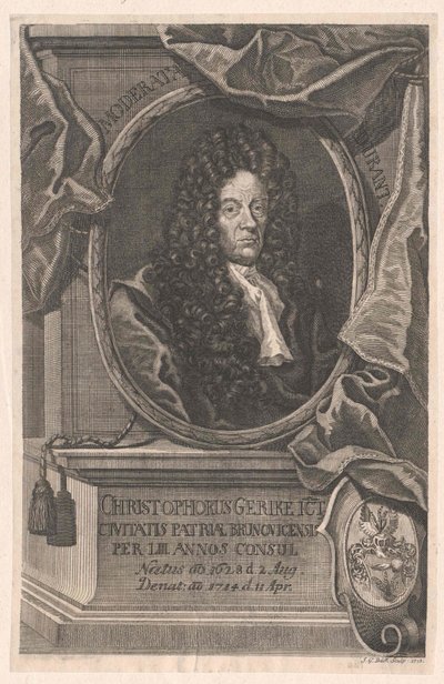 Christoph Gericke (painettu) tekijältä Artist Unknown