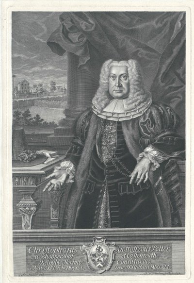 Christoph Godfrey Peller von Schoppershof zu Kastenreuth tekijältä Artist Unknown