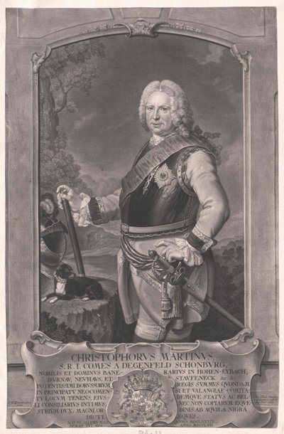 Christoph Martin kreivi von Degenfeld-Schonburg tekijältä Artist Unknown