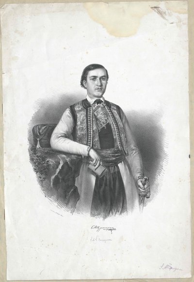 Montenegron kreivi Danilo I tekijältä Artist Unknown