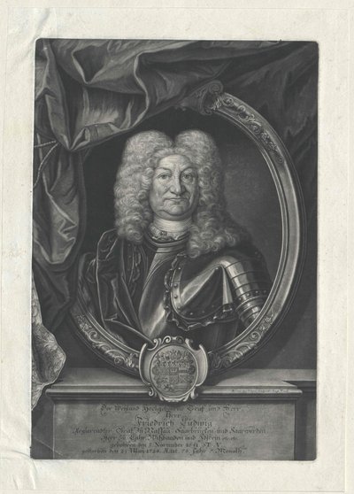 Nassau-Saarbrueckenin kreivi Friedrich Ludwig tekijältä Artist Unknown