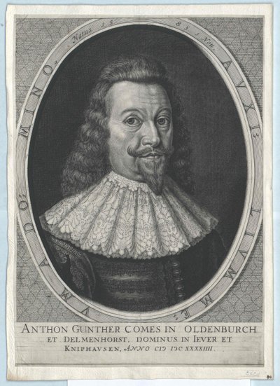 Oldenburgin kreivi Anton Guenther (tuloste) tekijältä Artist Unknown