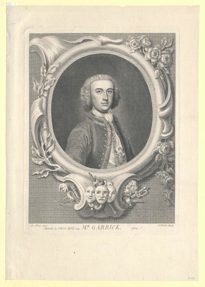 David Garrick tekijältä Artist Unknown