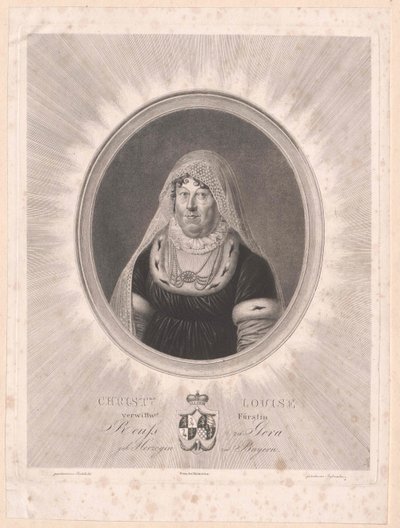 Baijerin herttuatar Louise (tulosta) tekijältä Artist Unknown
