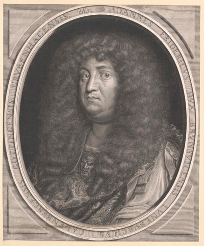 Brunswick-Lueneburgin herttua Johann Friedrich (tulosta) tekijältä Artist Unknown