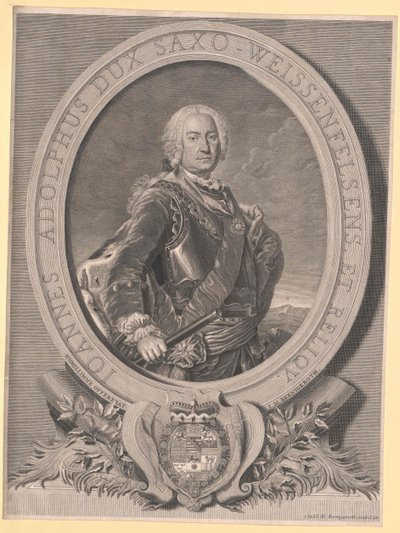 Sachsen-Weissenfelsin herttua Johann Adolf II tekijältä Artist Unknown