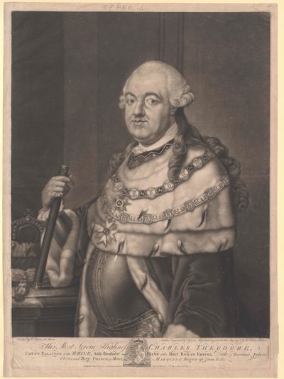 Baijerin vaaliruhtinas Karl Theodor tekijältä Artist Unknown