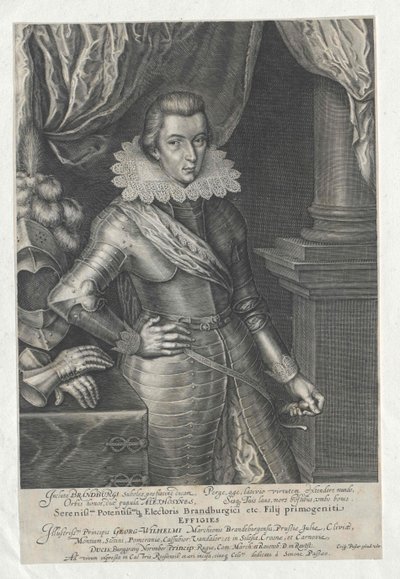 Brandenburgin vaaliruhtinas Georg Wilhelm tekijältä Artist Unknown