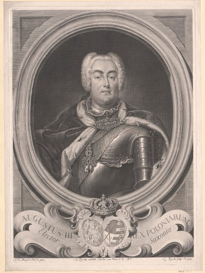 Saksin vaaliruhtinas Frederic August II tekijältä Artist Unknown