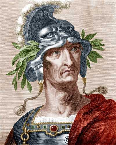 Keisari Claudius (värikaiverrus) tekijältä Artist Unknown