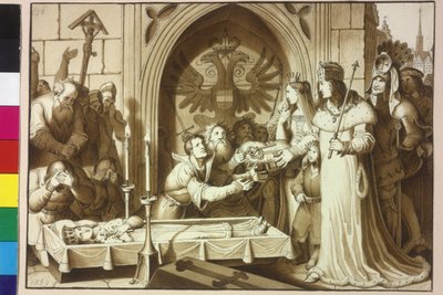 Keisari Fredrik III ja herttuat Albrecht ja Sigmund tekijältä Artist Unknown