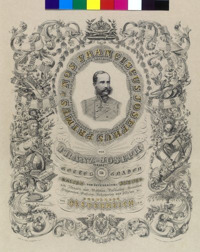Itävallan keisari Franz Joseph I tekijältä Artist Unknown