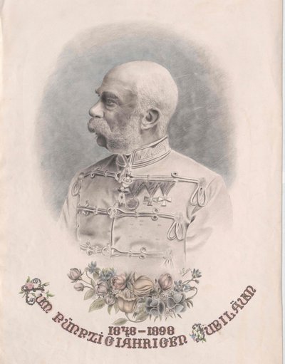 Itävallan keisari Franz Joseph I tekijältä Artist Unknown