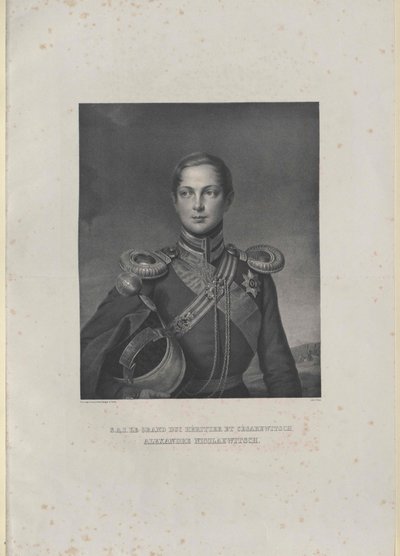 Venäjän keisari Aleksanteri II tekijältä Artist Unknown