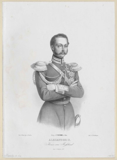 Venäjän keisari Aleksanteri II tekijältä Artist Unknown