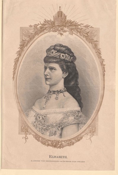Itävallan keisarinna Elisabeth tekijältä Artist Unknown