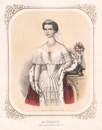 Itävallan keisarinna Elisabeth tekijältä Artist Unknown