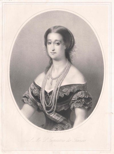 Ranskan keisarinna Eugenie tekijältä Artist Unknown