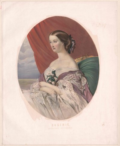 Ranskan keisarinna Eugenie tekijältä Artist Unknown