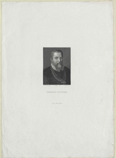 Federico Zuccaro (painettu) tekijältä Artist Unknown