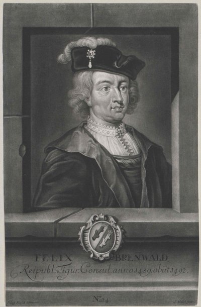 Felix Brennwald (tulosta) tekijältä Artist Unknown