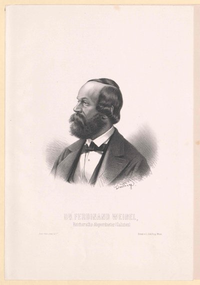 Ferdinand Weigel (painettu) tekijältä Artist Unknown
