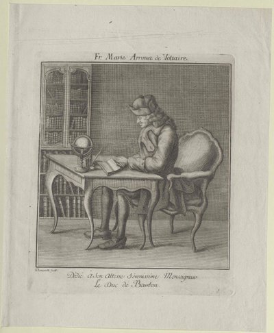 Fran006f0069s Marie Arouet Voltaire tekijältä Artist Unknown