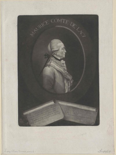 Franz Moritz count Lacy (tulosta) tekijältä Artist Unknown