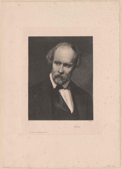 Friedrich Hebbel (painatus) tekijältä Artist Unknown