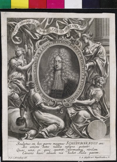 Friedrich Karl kreivi Schönborn (tulosta) tekijältä Artist Unknown