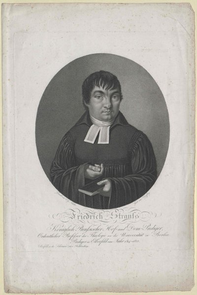 Friedrich Strauss (painatus) tekijältä Artist Unknown