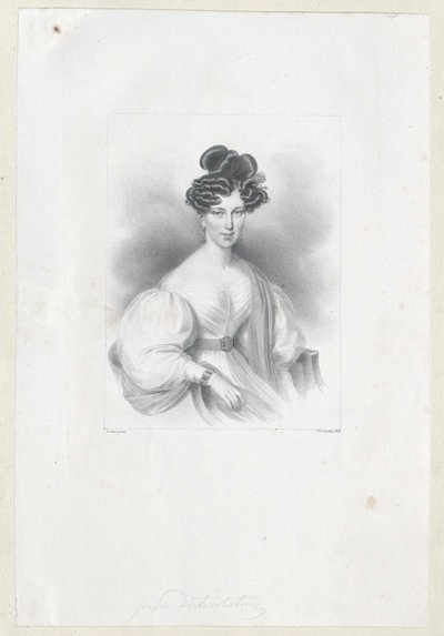 Gabriele kreivitär Wratislaw von Mitrowitz tekijältä Artist Unknown