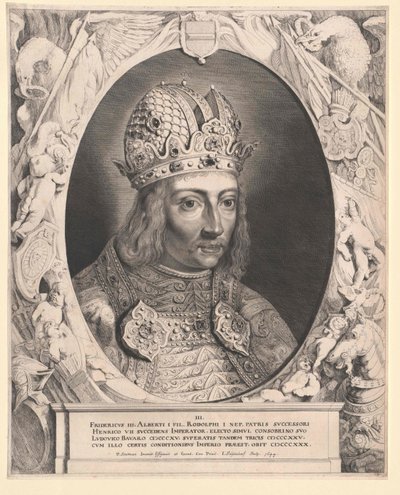 Saksan kuningas Frederic III kauneus tekijältä Artist Unknown