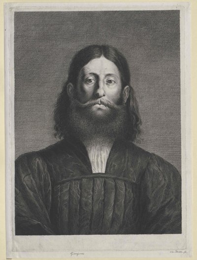 Giorgione (painettu) tekijältä Artist Unknown