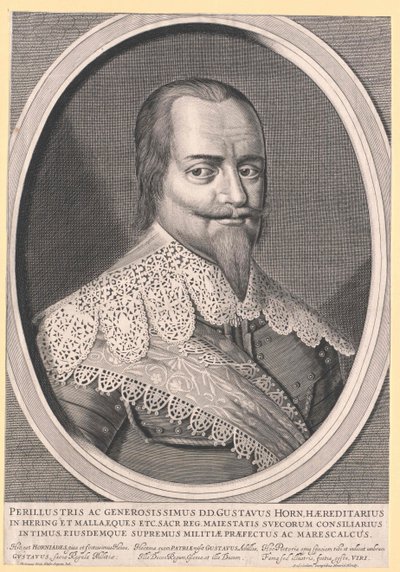 Gustaf kreivi Horn Bjoerneborgin tekijältä Artist Unknown