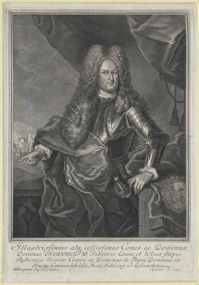 Henry Count Reuss Schleizille tekijältä Artist Unknown