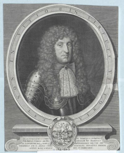 Hiskia kreivi Hohenlohe-Waldenburg-Pfedelbach tekijältä Artist Unknown