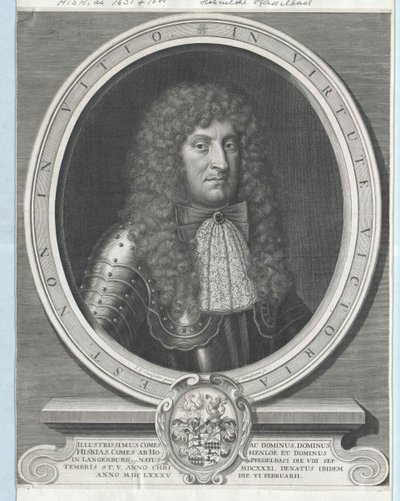 Hiskia kreivi Hohenlohe-Waldenburg-Pfedelbach tekijältä Artist Unknown