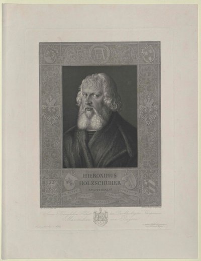 Hieronymus Holzschuher (painettu) tekijältä Artist Unknown