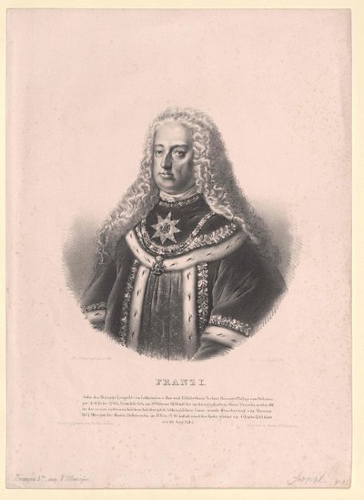 Pyhän Rooman keisari Frans I tekijältä Artist Unknown