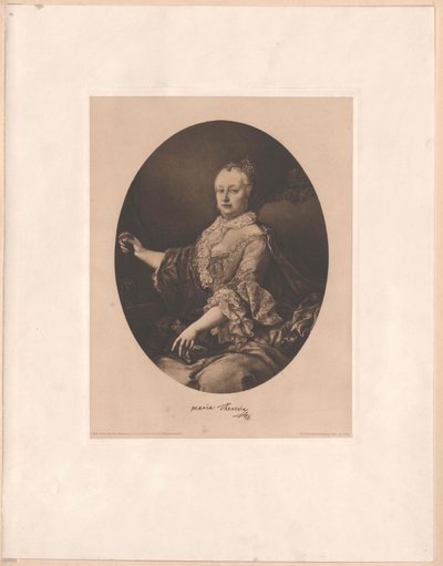 Pyhän Rooman keisarinna Maria Theresia tekijältä Artist Unknown