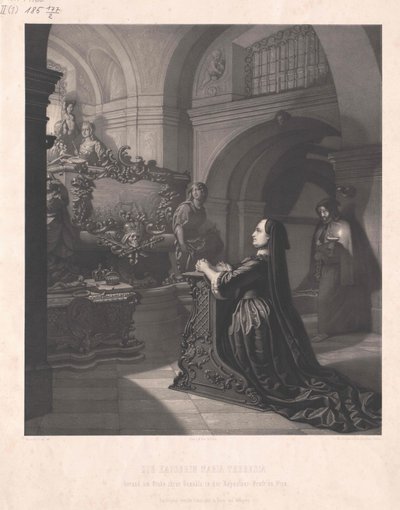 Pyhän Rooman keisarinna Maria Theresia tekijältä Artist Unknown