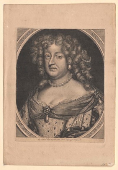 Espanjan infantta Maria Theresia (tulosta) tekijältä Artist Unknown