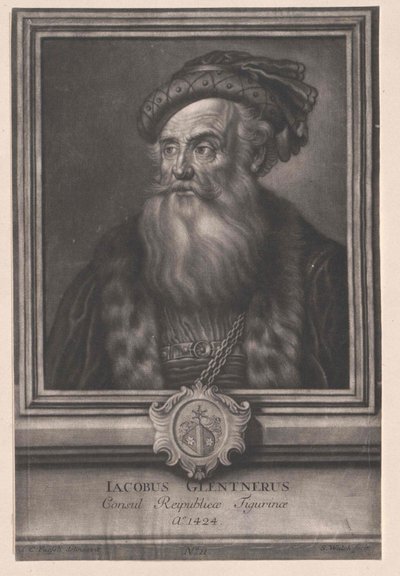 Jakob Glentner (tulosta) tekijältä Artist Unknown