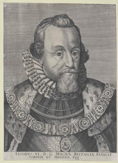 Jakob I Englannin kuningas tekijältä Artist Unknown
