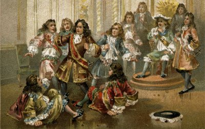 Jean Bart, ranskalainen merirosvo kuningas Ludvig XIV:n hovissa. tekijältä Artist Unknown