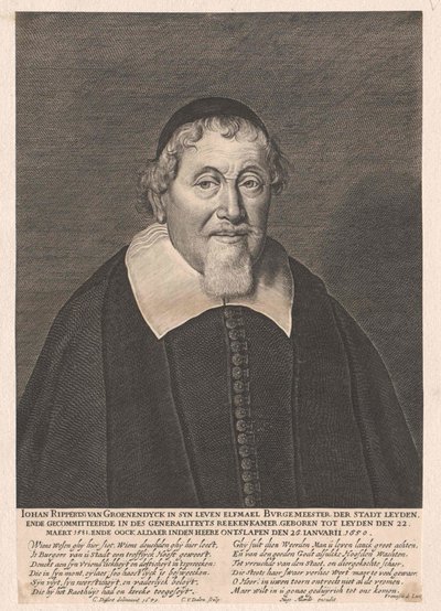 Johan Rippertsz van Groenendijck (painettu) tekijältä Artist Unknown