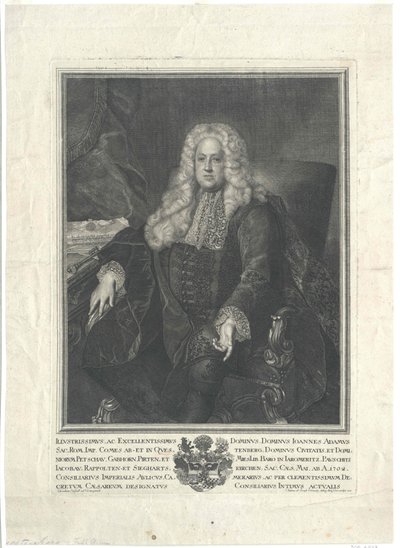 Johann Adam kreivi von Questenberg tekijältä Artist Unknown