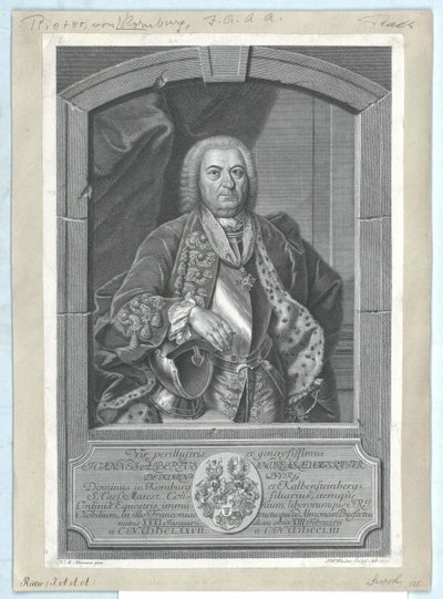 Johann Albrecht Andreas Adam Rieter von Kornburg ja Kalbensteinberg Johann Albrecht Andreas Adam Rieter von Kornburg ja Kalbensteinberg tekijältä Artist Unknown