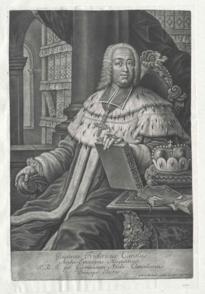 Johann Friedrich Carl kreivi Ostein tekijältä Artist Unknown